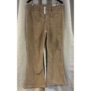 American Eagle Super Hi-Rise Flare Stretch Size 16 Corduroy NWT